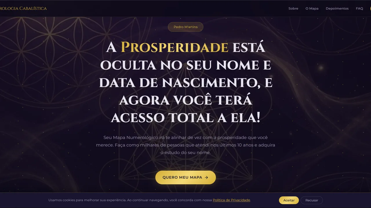 Pedro Martins Numerólogo Homepage